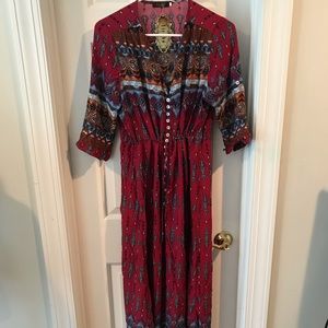 NWT Boho maxi dress or kimono